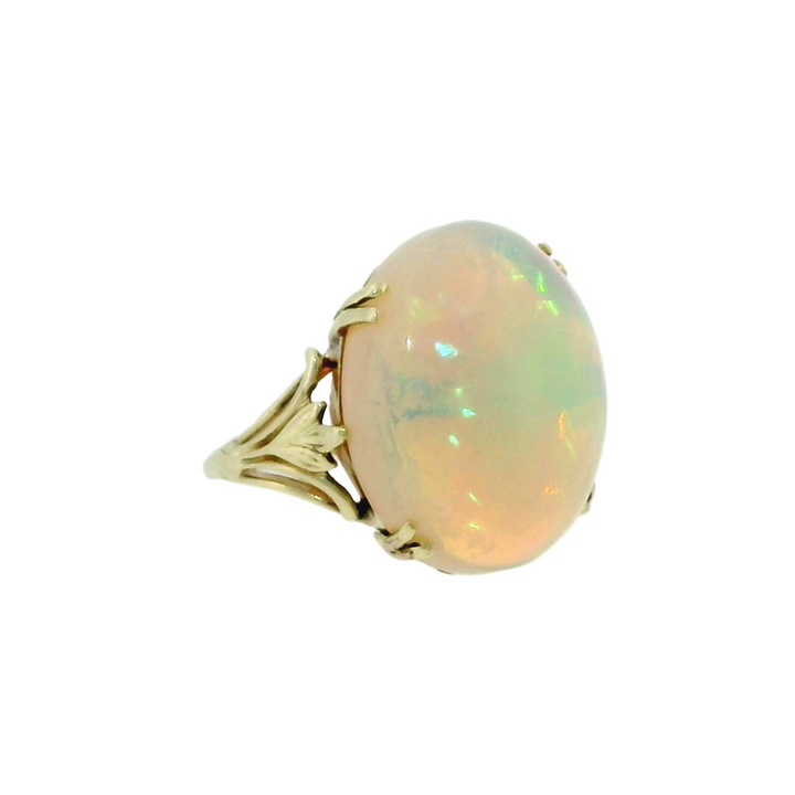 14KW OPAL RING 0282